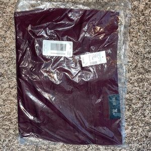 Maurices Mid-Rise Bootcut Maroon Dress Pants